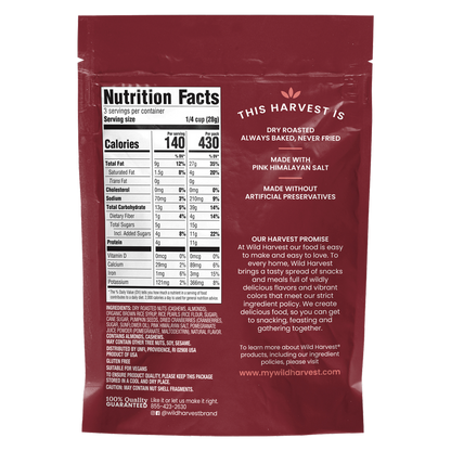 Wild Harvest Cranberry Cashew Almond Snack Clusters 3oz