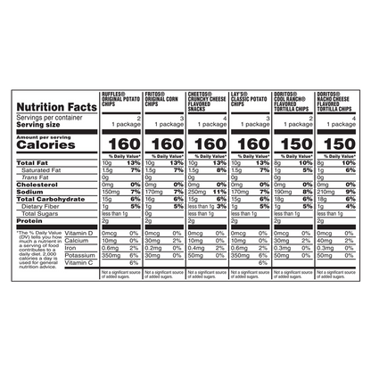 Frito Lay Classic Mix Multi Pack 18ct