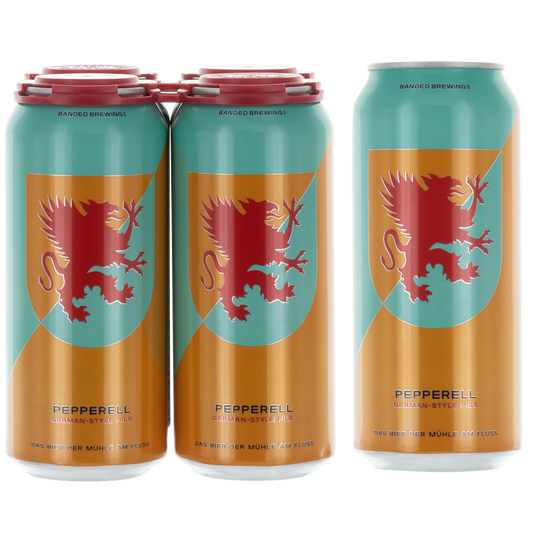 Banded Brewing Pepperell Pilsner 4pk 16oz Can 4.6% ABV