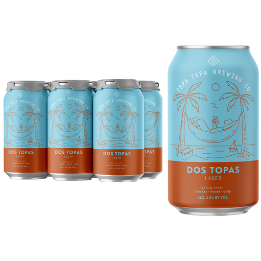 Topa Topa Dos Topas Lager 6pk 12oz Can 4.5% ABV