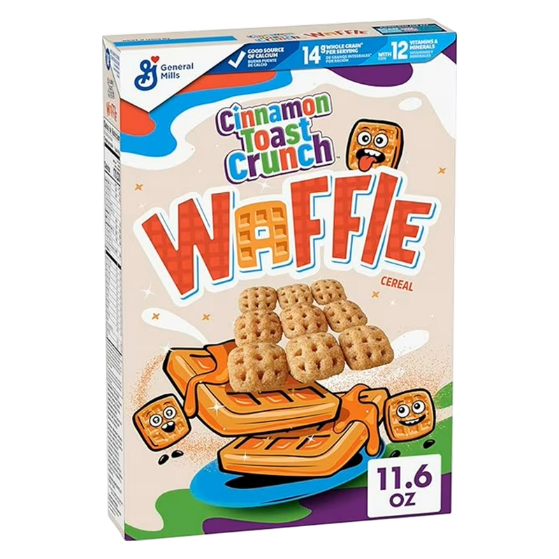 General Mills Cinnamon Toast Crunch Waffle Cereal, 11.6oz.