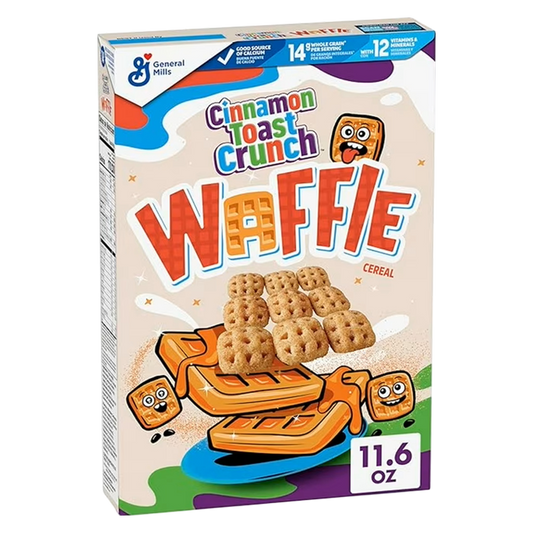 General Mills Cinnamon Toast Crunch Waffle Cereal, 11.6oz.