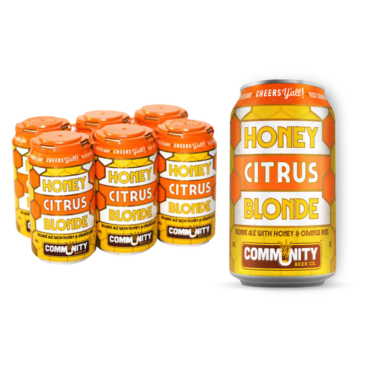 Community Honey Citrus Blonde 6pk 12oz Can 6% ABV