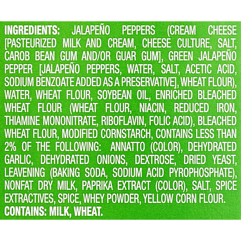 Farm Rich Frozen Breaded Jalapeno Peppers Stuffed with Real Cream Cheese 18oz