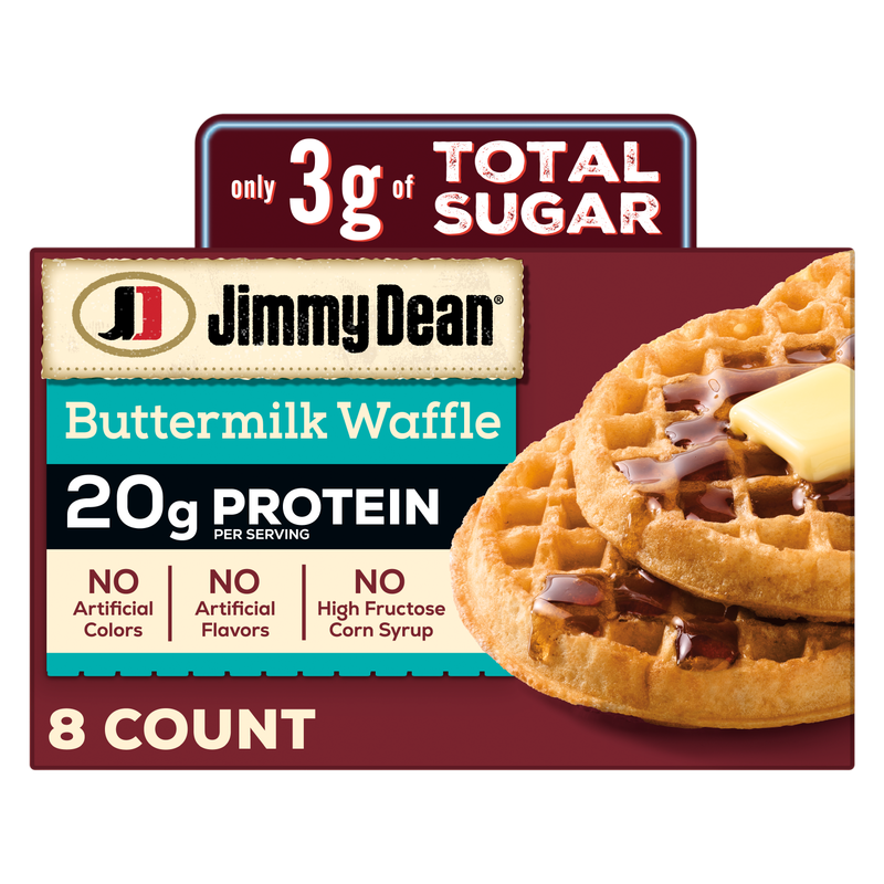 Jimmy Dean Protein Buttermilk Waffles 8ct