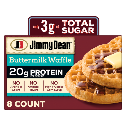 Jimmy Dean Protein Buttermilk Waffles 8ct