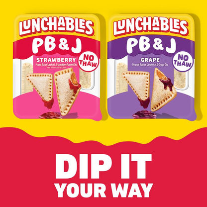 Lunchables PB&J Peanut Butter Sandwich & Strawberry Dip - 2.27oz