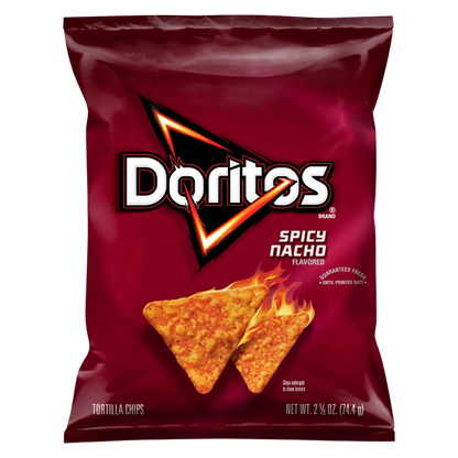 Doritos Spicy Nacho Cheese, 2.625oz