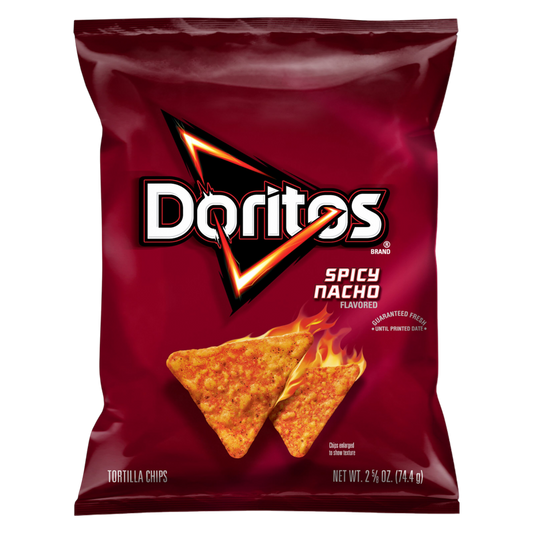 Doritos Spicy Nacho Cheese, 2.625oz