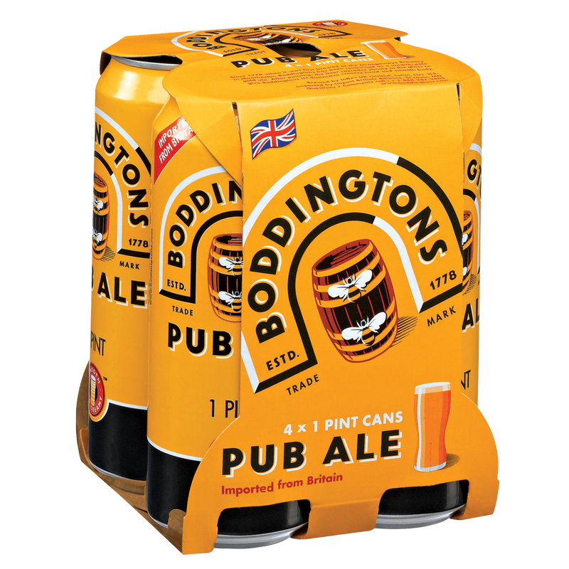 Boddington's Pub Ale Draught Can 4pk 16oz Can 4.7% ABV