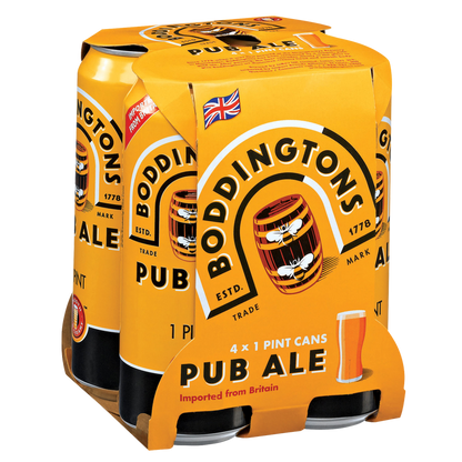 Boddington's Pub Ale Draught Can 4pk 16oz Can 4.7% ABV