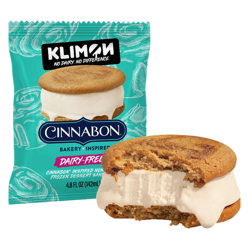 KLIMON Cinnabon™ Cinnamon Roll Dairy-Free Ice Cream Sandwich