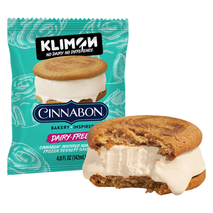 KLIMON Cinnabon™ Cinnamon Roll Dairy-Free Ice Cream Sandwich