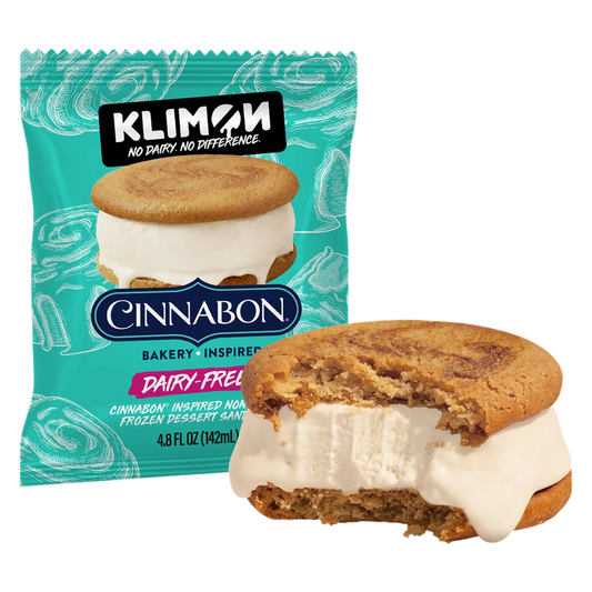 KLIMON Cinnabon™ Cinnamon Roll Dairy-Free Ice Cream Sandwich