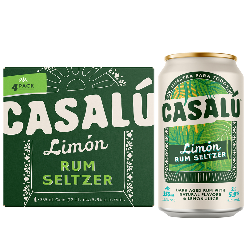 Casalu Limon Rum Seltzer 4pk 12oz Can 5.9% ABV