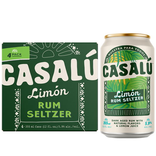 Casalu Limon Rum Seltzer 4pk 12oz Can 5.9% ABV