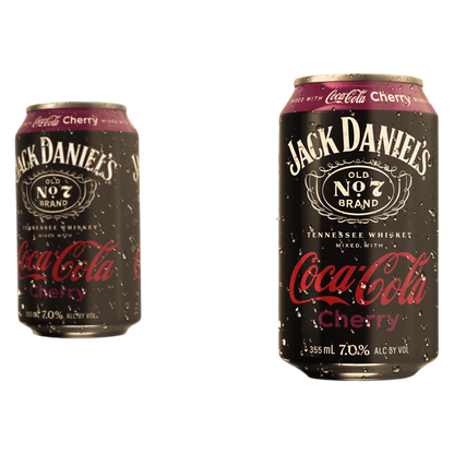 Jack Daniel's & Coca-Cola Cherry 4pk 12oz Cans 7% ABV