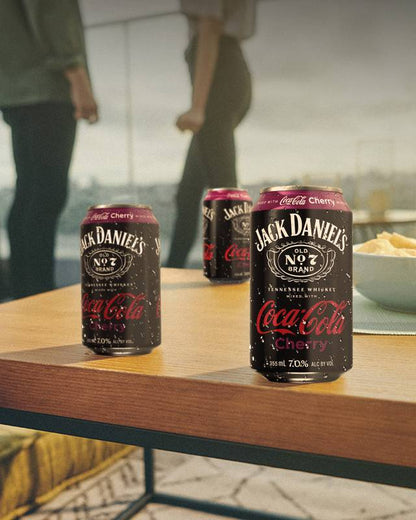 Jack Daniel's & Coca-Cola Cherry 4pk 12oz Cans 7% ABV