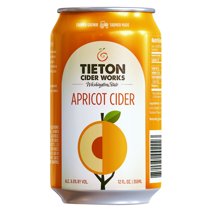 Tieton Cider Works Apricot Cider 6pk 12oz Can
