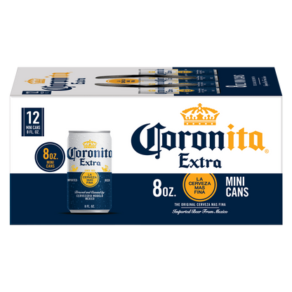 Corona Extra Coronita 12pk 8oz Can 4.6% ABV