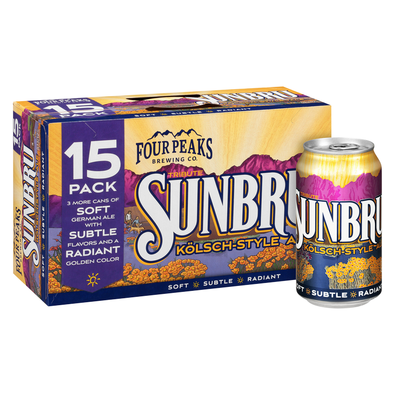 Four Peaks Sunbru Kolsch 15pk 12oz Can