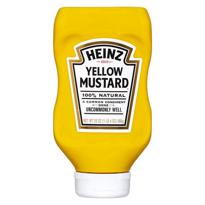 Heinz 100% Natural Yellow Mustard 20oz