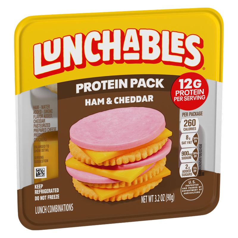 Lunchables Ham & Cheddar Cracker Stackers -  3.2oz