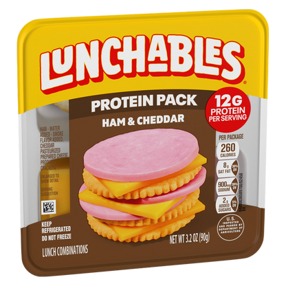 Lunchables Ham & Cheddar Cracker Stackers -  3.2oz