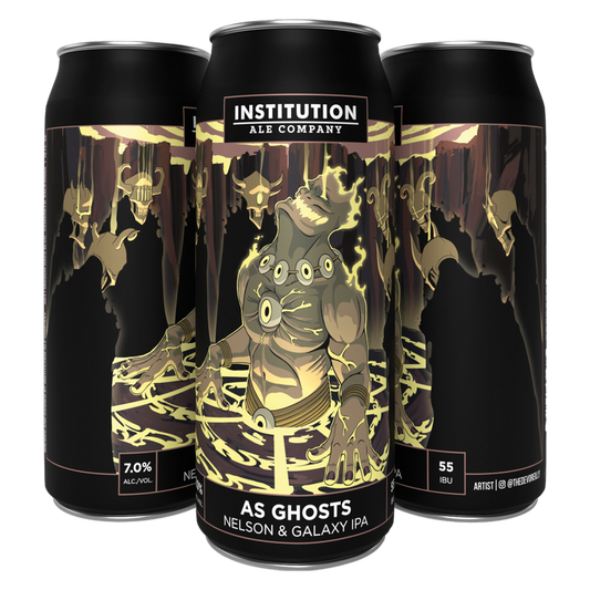 INSTITUTION AS GHOSTS IPA 4PKC (4PKC 16 OZ)