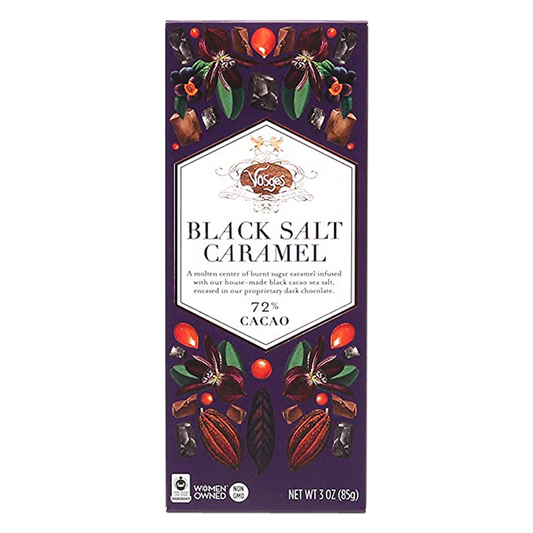 Vosges Haut-Chocolat Black Salt Caramel Chocolate Bar, 3 oz