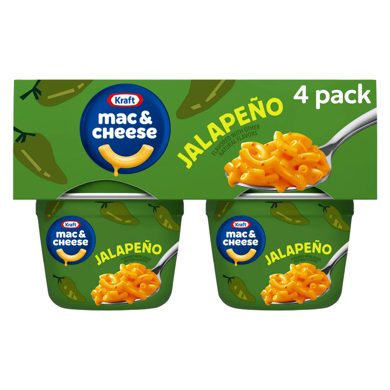 Kraft Jalapeño Mac & Cheese Cups, 4 ct