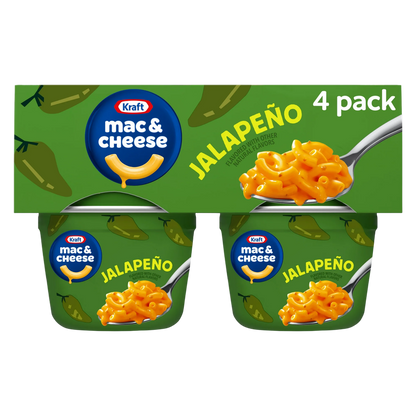 Kraft Jalapeño Mac & Cheese Cups, 4 ct