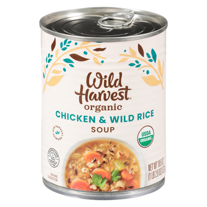 Wild Harvest Organic Chicken & Rice Soup 18.6oz