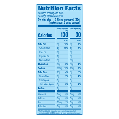 Pop Secret Homestyle Butter Microwavable Popcorn 3ct 9.6oz