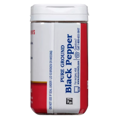 McCormick Pure Ground Black Pepper, 3oz.