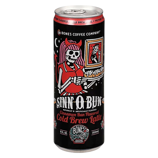 Bones Coffee Company Sinn-O-Bun Cold Brew Latte Can, 11 oz