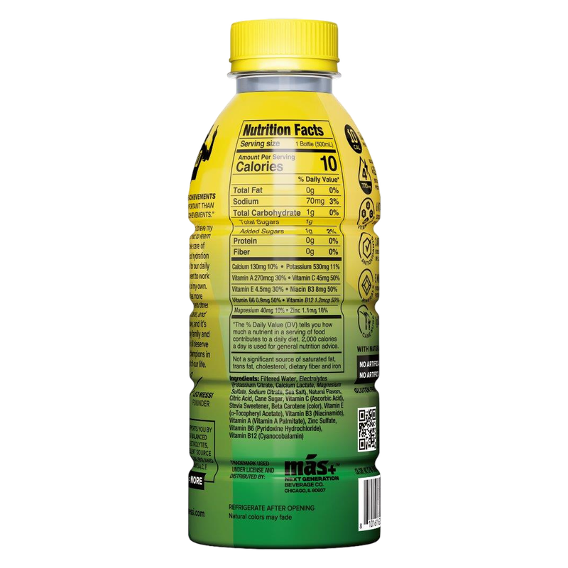 Más+ by Messi Limón Lime League 16.9oz Btl