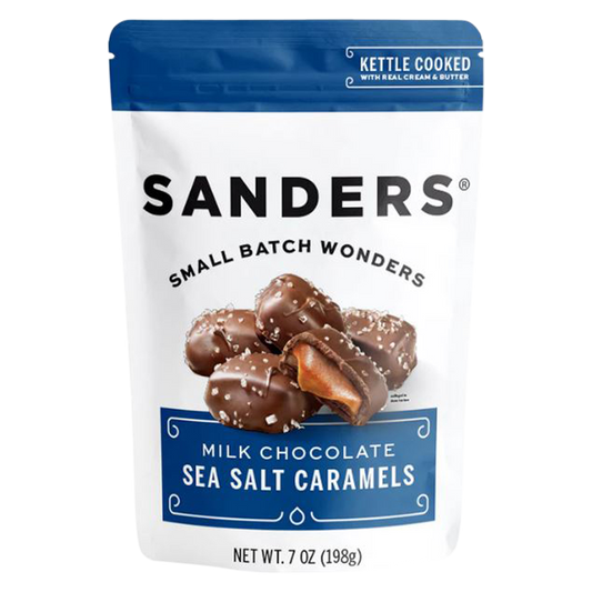 Sanders Milk Chocolate Sea Salt Caramels 7oz