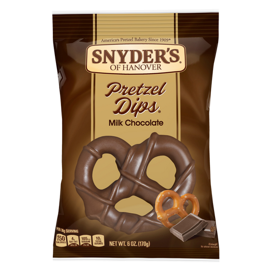 Snyder's Milk Chocolate Pretzel Dips, 6oz