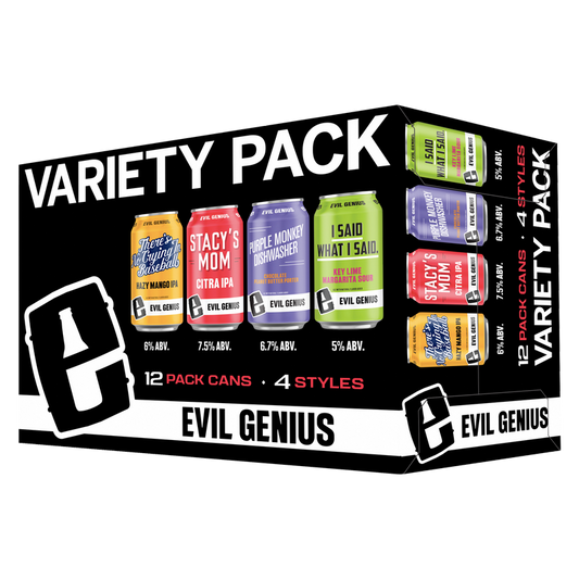 Evil Genius Variety Pack 12pk 12oz Can 7.5% ABV