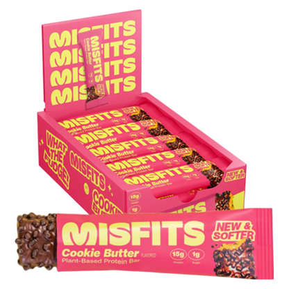Misfits Plant-Based Cookie Butter Protein Bar 15 CT