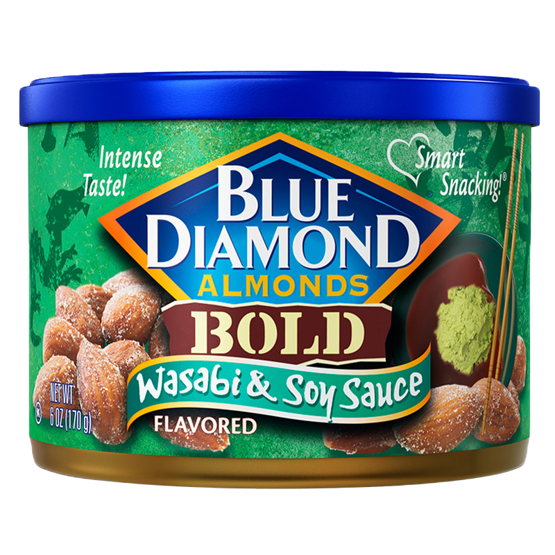 Blue Diamond BOLD Wasabi & Soy Sauce Almonds 6oz
