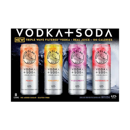 White Claw Vodka + Soda Variety 8pk 12oz Can 4.5% ABV