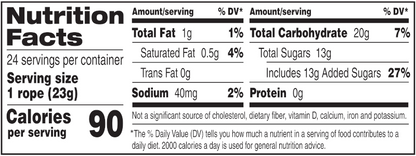 Laffy Taffy Rope Strawberry, 0.81oz