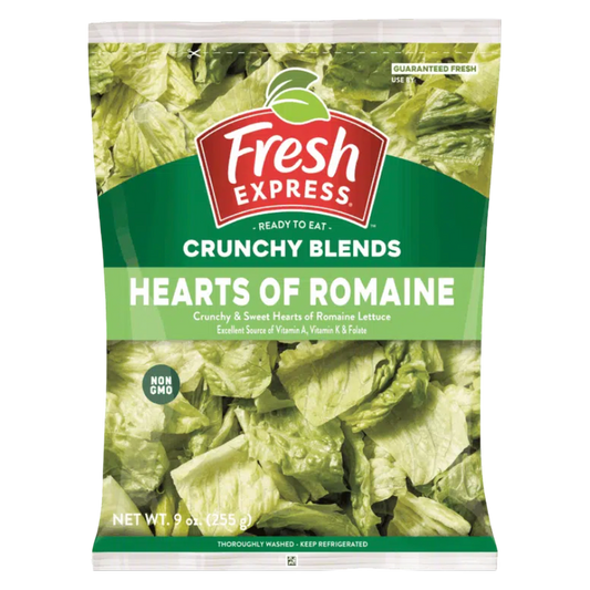 Fresh Express Chopped Hearts of Romaine - 9oz