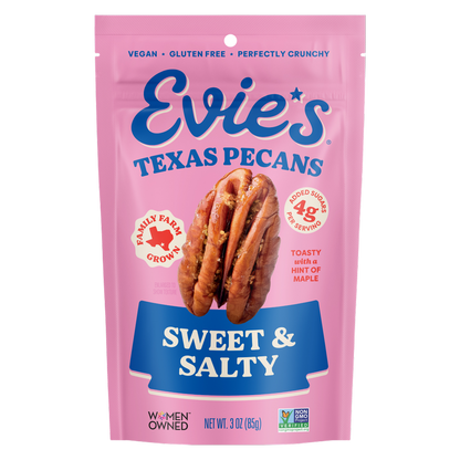 Evie's Texas Pecans Sweet and Salty, 3 oz
