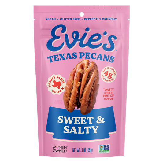 Evie's Texas Pecans Sweet and Salty, 3 oz