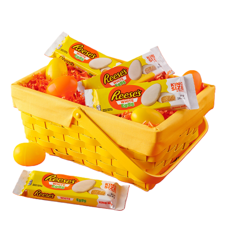 Reese's White Creme Peanut Butter Eggs King Size 2.4oz
