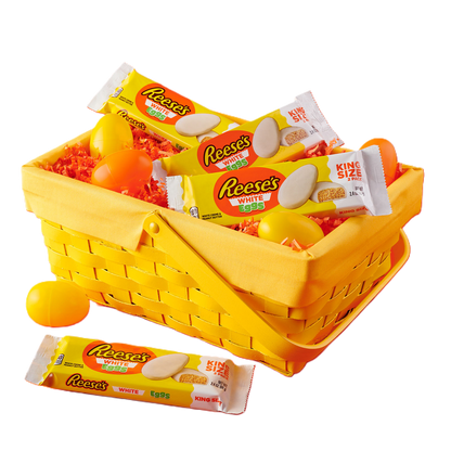 Reese's White Creme Peanut Butter Eggs King Size 2.4oz