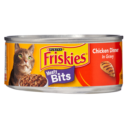 Purina Friskies Meaty Bits Chicken in Gravy Wet Cat Food 5.5oz